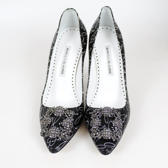 NEW MANOLO BLAHNIK Limited Edition Hangisi Pump - Picture 6 of 11